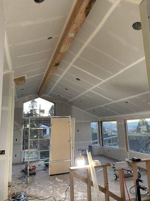 Home Remodel Project. #remodel #drywall #taping #drywallcontractor #Ballard