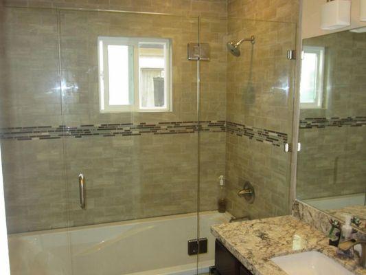 3/8 frameless shower door