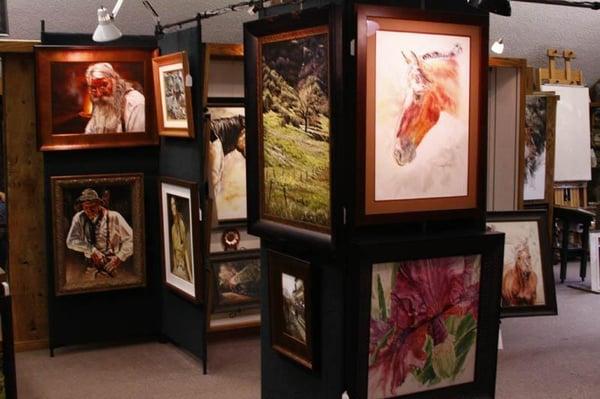 Inside The Wildland Images Gallery...California Impressionist paintings of Oak Glen & the surrounding area...A Must See...