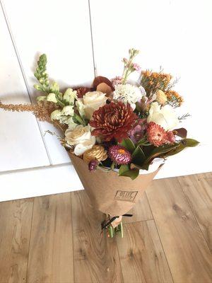 Large wrapped bouquet