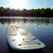 She will also guide you while paddle boarding in beautiful Bucks County! So much fun!