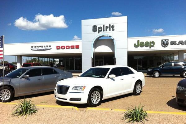 Spirit Chrysler Dodge Jeep Ram located on Avenue Q in Lubbock, Texas