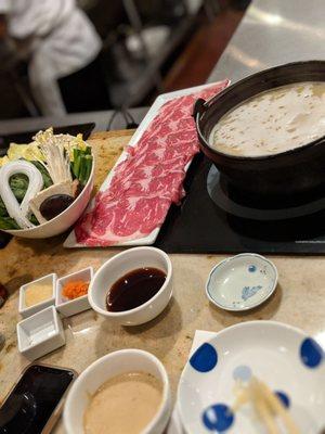 Reminds me a lot of the shabu shabu from kagaya