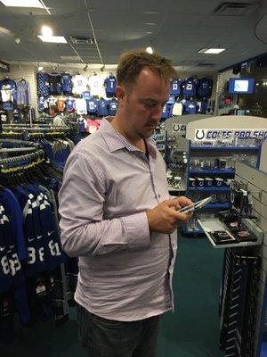 Jeff in a Colt Store