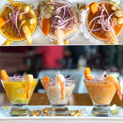 Trio de ceviches