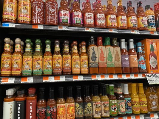 all the hot sauce you can want and/or need and MORE!