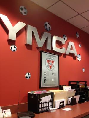 Stowe YMCA front desk :)