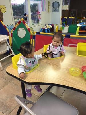 Table for about 6 babies for eating times!!