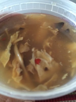 Disgusting hot and sour soup