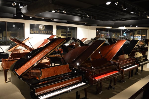 Portion of the first floor of the showroom.