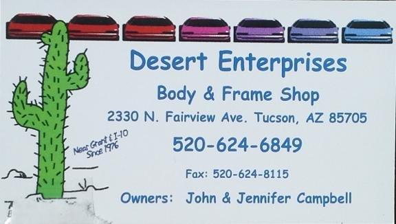 Desert Enterprises Body & Frame Shop