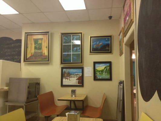 More handcrafted pictures already framed by Bill H a local Shady Point native