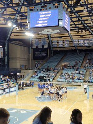 UNC volleyball vs. Duke