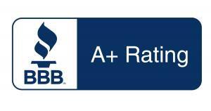 We are an A+ rated business with the BBB