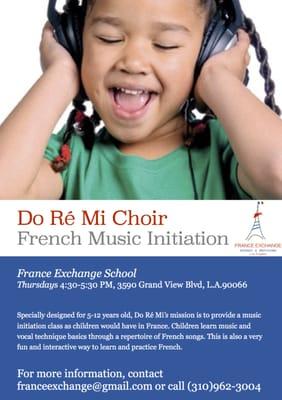 French Music initiation in Mar Vista