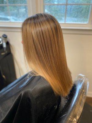 Balayage highlights