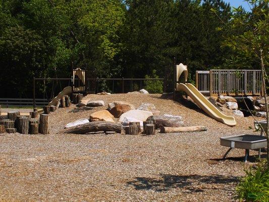 The children's play area.