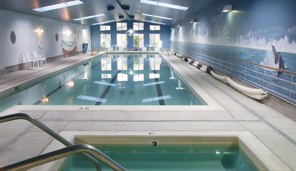 Wellness Center's heated pool at Wheatland Village