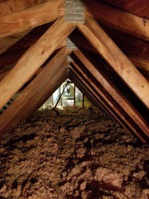 Attic restoration in Frederick, MD (before)