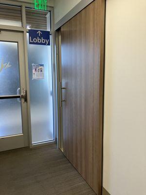 Barn-Door-Style Doors on Patient Rooms