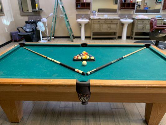 The pool table is awesome if there is a wait. Great way to pass the time!!