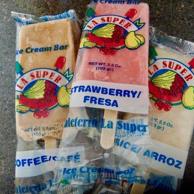 So many flavors of paletas! Only $1 each or 12 for under $10.