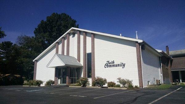 Faith Community AG church in Easton,  PA.   Main entrance