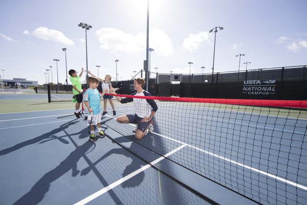 Tennis programs are available for kids of all ages.