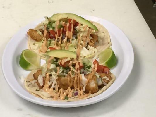 Fish Tacos.