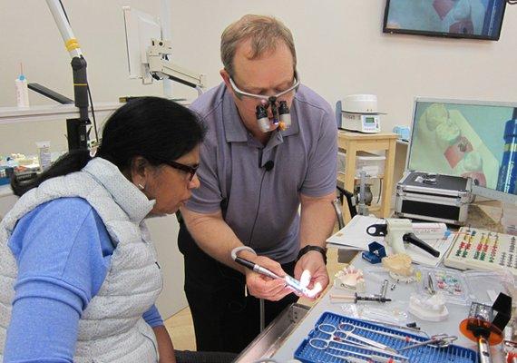 West San Jose Dentist Dr. Guyton Teaching At IDEA - Interdisciplinary Dental Education Academy.