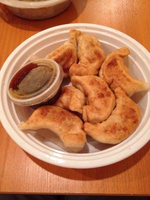 Fried pork dumplings