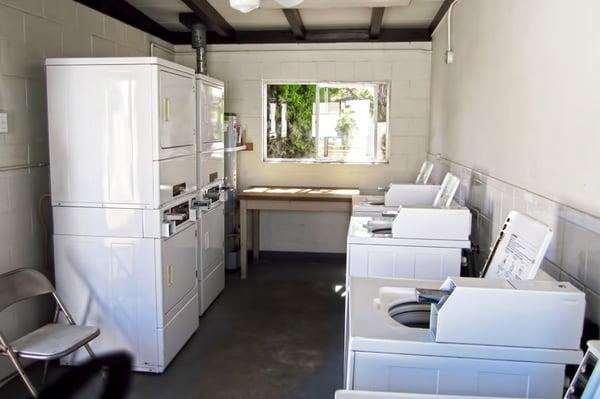 On-site laundry facilities.