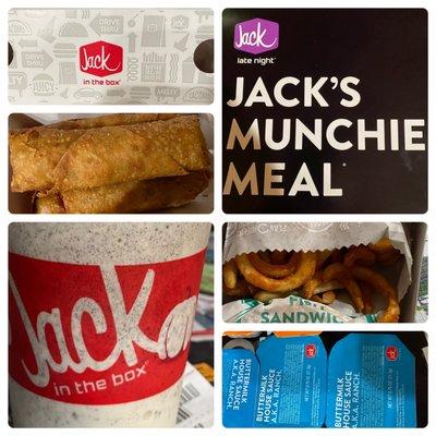 Jacks munchie meal is alot of food for 7 bucks!