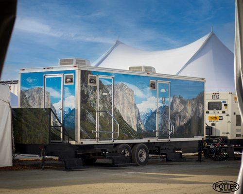 Luxury Restroom Trailer for the World Ag Expo