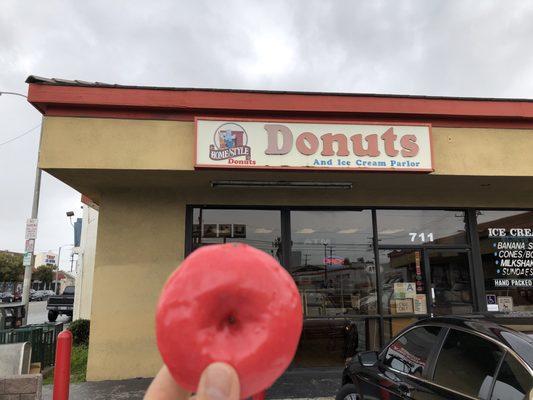 Valentines donut