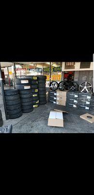 ANOTHER SHIPMENT OF TIRES + WHEELS