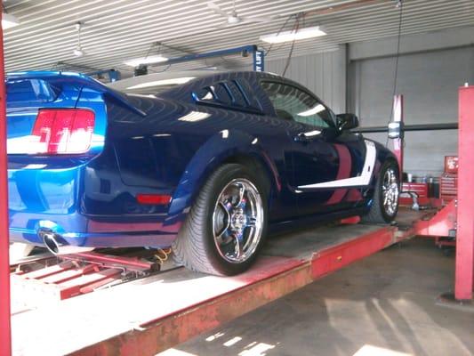 Alignments, custom tire & wheel packages, and everything from A to Z repaired & maintained professionally on your vehicle.