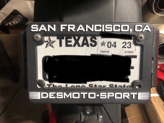 San Francisco CA Desmoto-Sport advertised in Austin Texas...