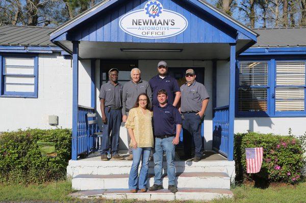 Staff at Newman's Automotive