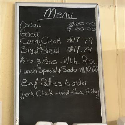 Todays menu