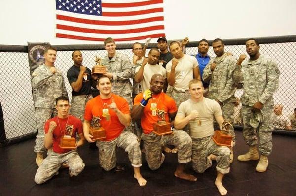 FT Hood Combatives Champions (All trained at EJK Boxing & Fitness Club)