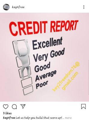 Email us for EXCELLENT credit!