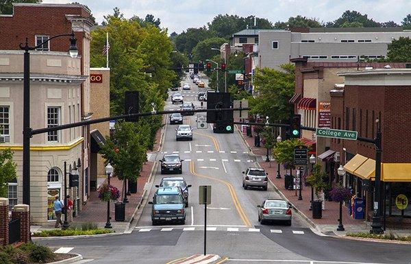 Downtown Blacksburg, VA