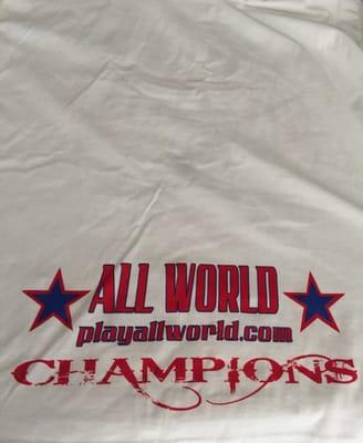 Championship T-Shirts Back side.