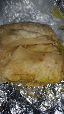 Chicken Roti - huge portions of chicken inside