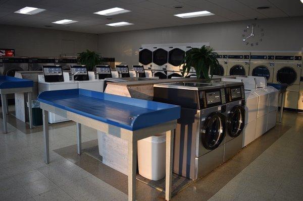 Newly renovated laundromat