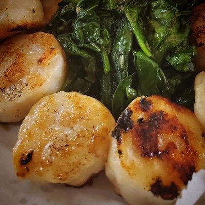 Sauteed Scallops - Friday night Favorite!