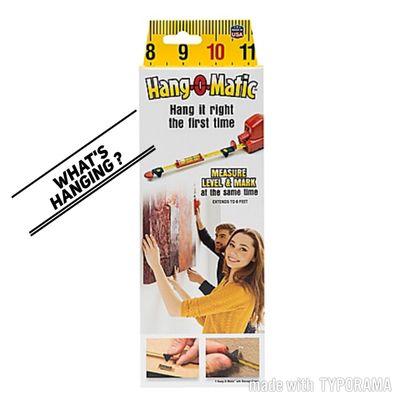 The best product I got here. Hang the pictures the first time. Hangomatic