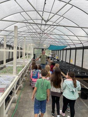 Tour of the greenhouse