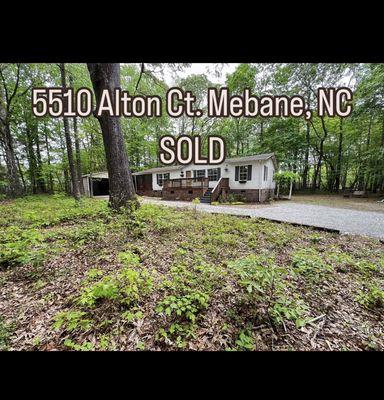 Sold 5510 Alton Ct. Mebane. Listing agent Carol Small. 
#mebanelistingagent #mebanerealtor #homeforsalemebane #orangecountynchome